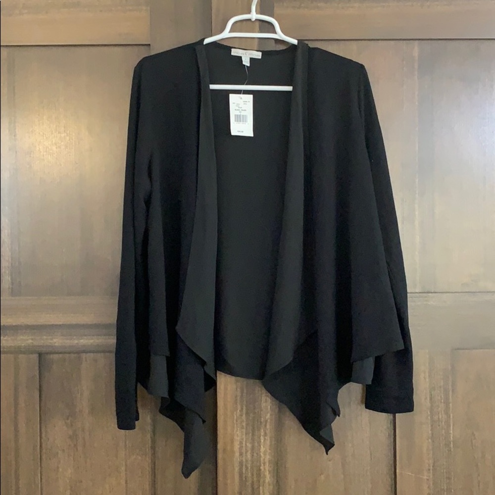 Black Flyaway Cardiagan